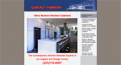 Desktop Screenshot of cabinetmodern.com