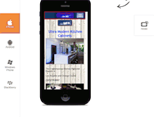 Tablet Screenshot of cabinetmodern.com